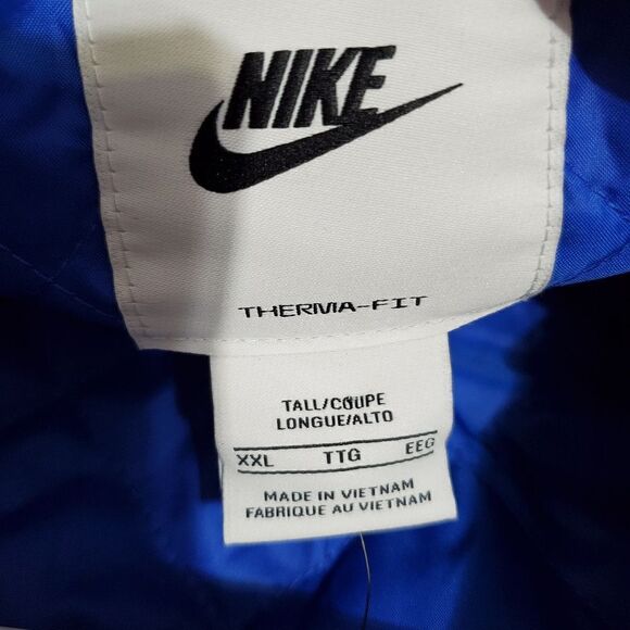 Mens Nike Sz 2XL-T Snap Front Therma Fit Jacket Dark Blue DM5275-410 NWT - Picture 8 of 11